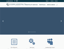 Tablet Screenshot of cicerohg.com